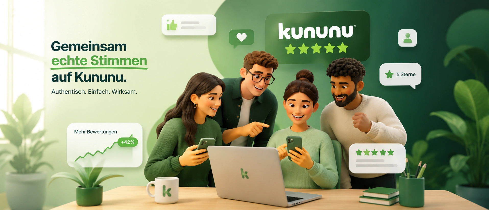 Gemeinsam echte Stimmen auf Kununu